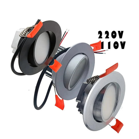Built-in Led Spots 220v 110V Waterproof LED Downlight IP65 Kitchen 7W 9W 12W 15W 18W Outdoor IP67 Light Recessed Ceiling Lamp