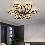 Modern Minimalist LED Chandelier - Black & White Home Indoor Lighting Decor
