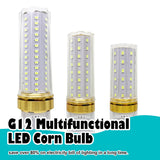 G12 Led Corn Light Bulbs Candle Bulb 15W 20W Cold Warm White 220V 240V 85-265V Clear Pc Shell 360 Degree Beam Angle Smd2835 Home