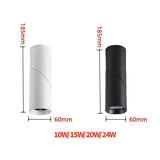 LED Downlights Dimmable 10W 15W 20W 24W Surface Mounted Ceiling Lamps Spot Light Warm /Natural /Cold White  + Driver