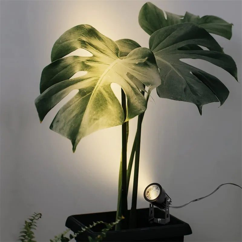 LED Dimming And Color Matching Timing Indoor USB Plug-In Spotlight Wall Projection Flower Bed According To The Tree Plug-In Lamp