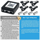 1/2/4 Split Fiber Optic Light Kit - RGBW Starry Sky Lamp with Bluetooth App & Music Sync - Distributed Ceiling Star Light for Car & Home