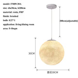 Nordic Moon Led Pendant Lights Lighting Living Dining Room Decor Chandeliers Restaurant Cafe Bar Hanging Lamp Bedroom Luminaire