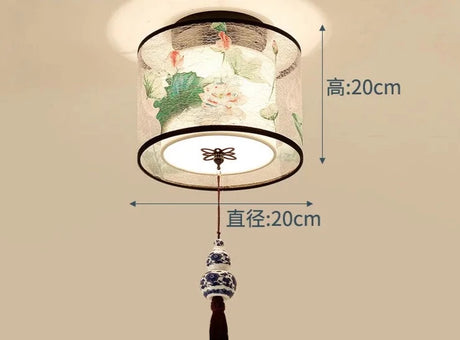 Corridor Warm Ceiling Light Hotel Villa Hotel Entrance Foyer Entrance Balcony Light