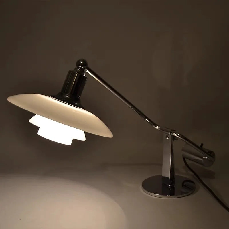 Denmark Classic Table Lamp Vintage Glass Desk Light Adjustable