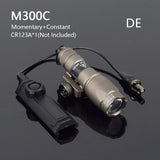 Tactical M600 / M300 LED Scout Light with Dual Pressure Switch for 20mm Rail