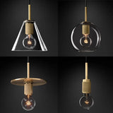 American-Style Retro Minimalist Hallway Foyer Pendant Light, Loft Industrial Style, Suitable for Restaurant, Bar, Clothing Store, Café, Single-Head Decorative Light, Light Luxury Bedside Small Pendant Lamp