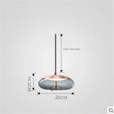 Nordic Designer Glass Pendant Lamp - Postmodern Luxury Single Head Light