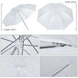 RU CZ Andoer Studio Light Kit Softbox Lighting 45W LED Light Bulb/50x70cm Softbox/33"White Umbrella for Photo Live Streaming