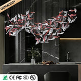 Hanging Ceiling Chandeliers Living Room Restaurant Chandeliers Lighting Kitchen Island Glass Pendant Light Dining Table Fixtures