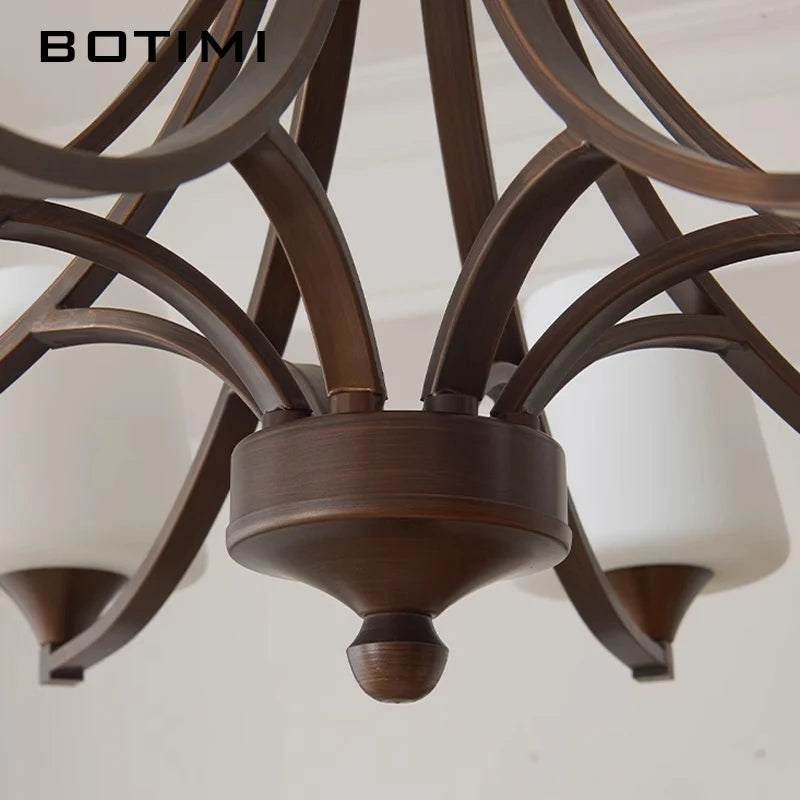 2026 New Arrival Chandelier - Elegant White Glass LED Hanging Light
