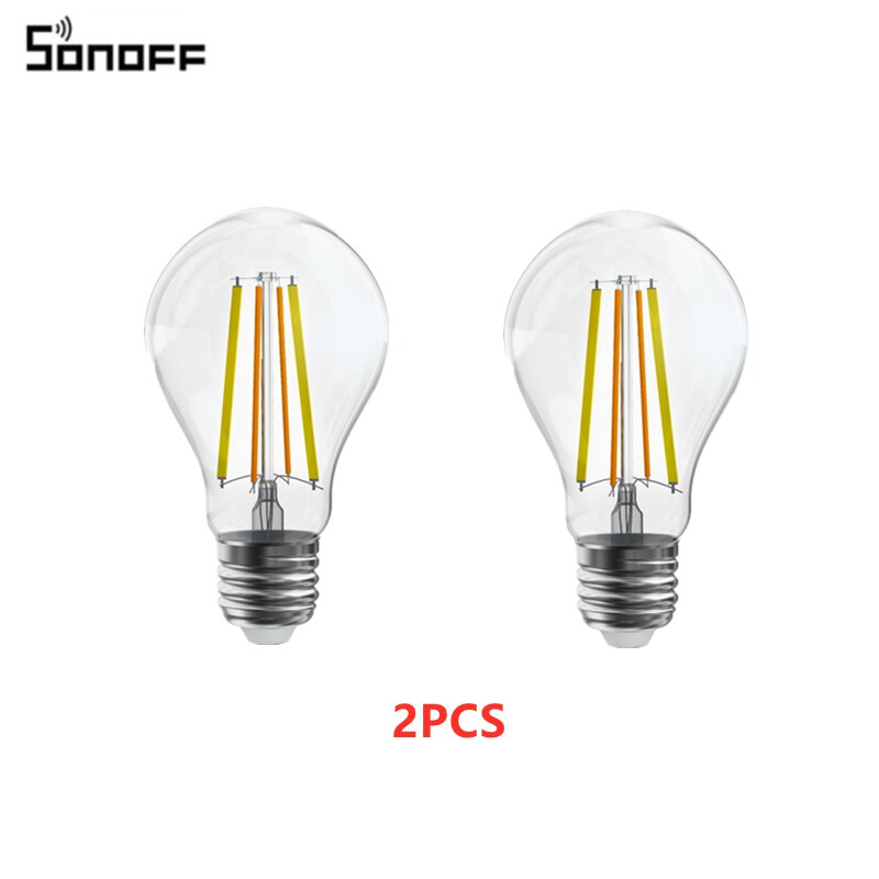 SONOFF B02-F A60/ST64 Smart WiFi LED Bulb E27 Dual-Color Dimmable Light Voice Remote Control With Ewelink APP Alexa Google Home