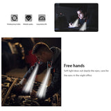 Book Light for Reading in Bed at Night USB Rechargeable Flexible Arm 2 Modes LED Reading Lamps for Repair Travel Camping