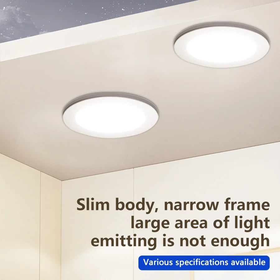 9W 12W LED Downlight with Night Light Mode - 3-Mode Recessed Ceiling Lamp