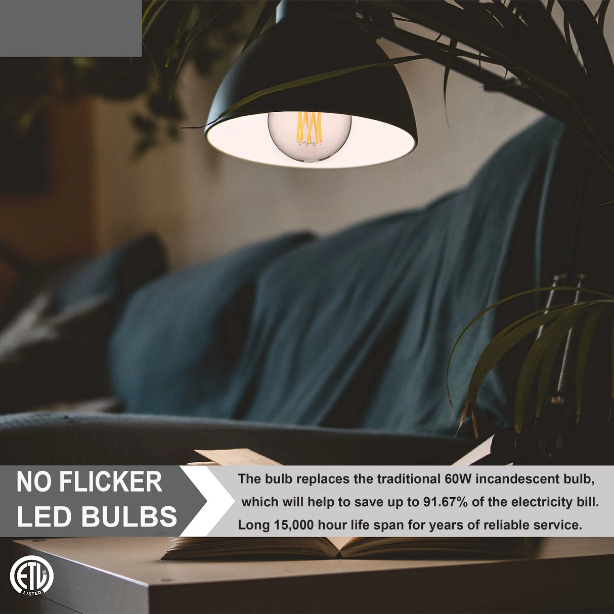E27 Edison LED Filament Bulb  G95 G80 Globe  Bulb 2700K 4000K 12W 16W   Retro Vintage Lamp Decorative No Flicker Bulb
