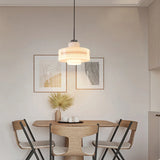 Nordic White Glass Globe Pendant Light with Red Flex Cord - E27 Modern Art Deco Ceiling Hanging Lamp Fixture for Restaurant, Bar & Bedroom