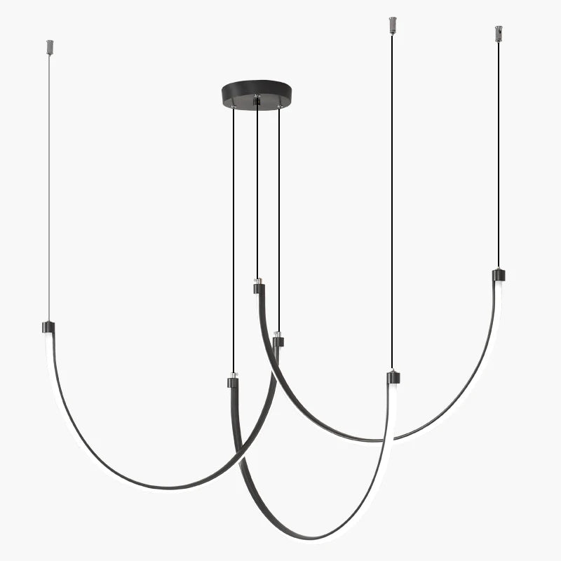 Living Room Chandelier Nordic All Copper New Post-Modern Long Chandelier Full Spectrum Eye Protection Designer Lighting Lamps