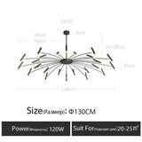 2025 Modern Design Art LED Chandelier Bedroom Restaurant Hanging Light Lighting Lustre LivingRoom Pendant Lamp Home Deco Fixture