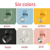 180°Rotation Tricolor Changeable Surface Mounted LED Downlight 10W15W20W24W COB Ceiling Lamp AC85~265V Spotlight Indoor Lighting