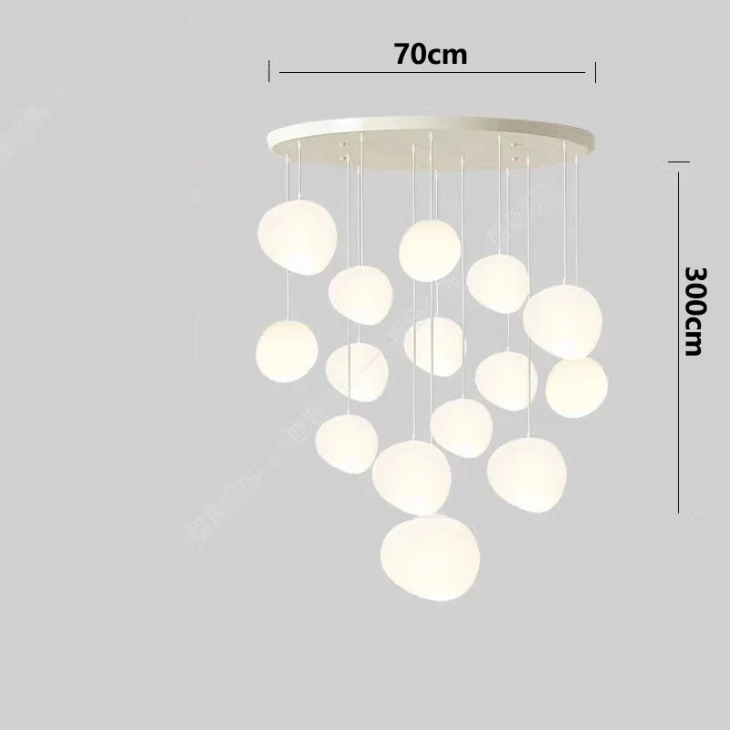 Modern home decor led lights pendant light lamps forstaircase Chandeliers for living room hanging light indoor lighting