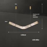 2026 New Trend Marble Collection LED DIY Hanging Lamps Chandelier Lighting Fixtures Lustre Suspension Luminaire Lampen For Foyer
