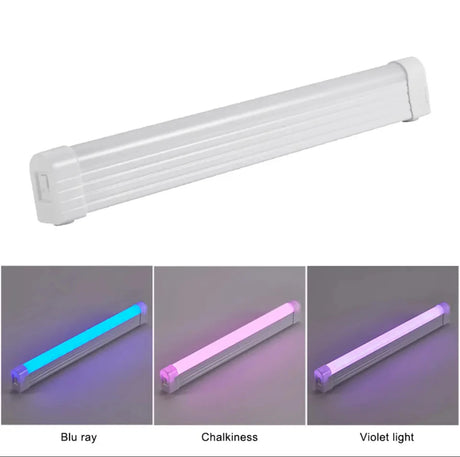 Portable Super Bright LED Tube USB Rechargeable Outdoor Camping Night Light Photography Fill Light with 3 Color Adjustable