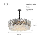 2025 New Modern High-End Light Luxury Crystal Chandeliers for Living Room Dining Bedroom Indoor Decor Lighting Lustres Fixtures