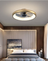 Nordic White Black Gold Ceiling Fan Light DC Motor Remote Control Reversible Bedroom Dining Room Ceiling Fan Light Living Room