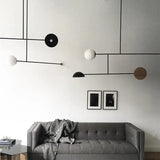 Modern minimalist creative pendant light geometric rotating light design pendant light restaurant coffee shop home decoration