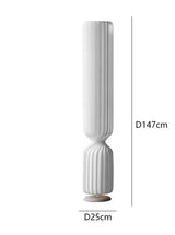 Nordic pleated Floor Lamp wabi- sabi white Fabric Lamp For Living Room Bedroom Loft Decors LED corner long strip Standing Light