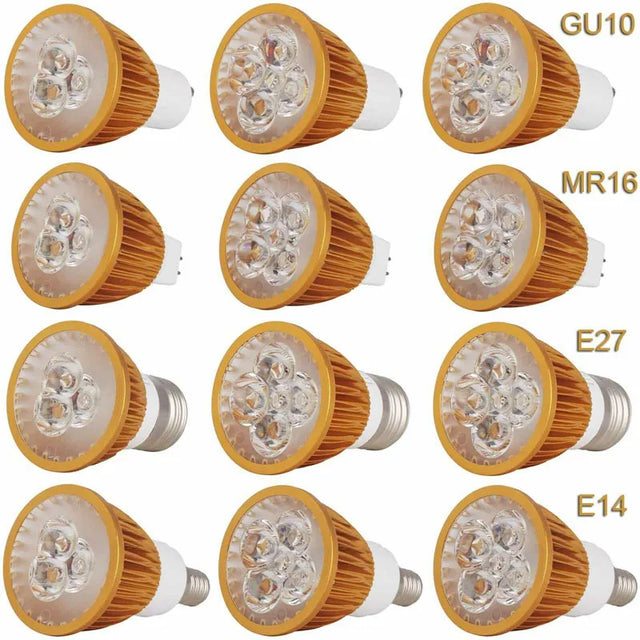 MR16 GU10 E27 E14 LED spot light lamp Dimmable LED Spotlight Bulb DC 12V 220V 110V 9W 12W 15W Lamp Warm Cool White Neutral White