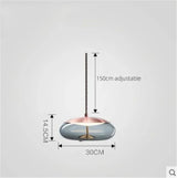 Nordic Style Designer Postmodern Luxury Glass Single Head Pendant Lamp Creative Art Bar Dining Lighting Fixture