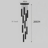 Modern home decor led lights pendant light lamps forstaircase Chandeliers for living room hanging light indoor lighting