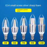 10-Pack E14 Vintage LED Filament Candle Bulbs (5W, 7W, 9W, 12W) - AC 85-265V C35 Edison Retro Light (Warm / Cold White)
