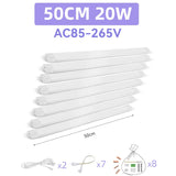 Home Indoor Light Strip High Brightness 90/120cm Tube Linear LED Tube Lamp 220v Lighting Bulb For Bedroom Kitchen Cabinet Lamps