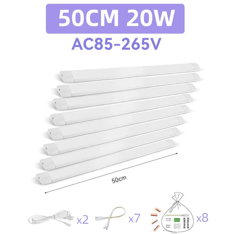 Home Indoor Light Strip High Brightness 90/120cm Tube Linear LED Tube Lamp 220v Lighting Bulb For Bedroom Kitchen Cabinet Lamps