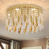 Luxury Crystal Led Ceiling Lamp Modern Chandelier Living Dining Room Pendant Light Hanging Lustre Home Decor Fixture