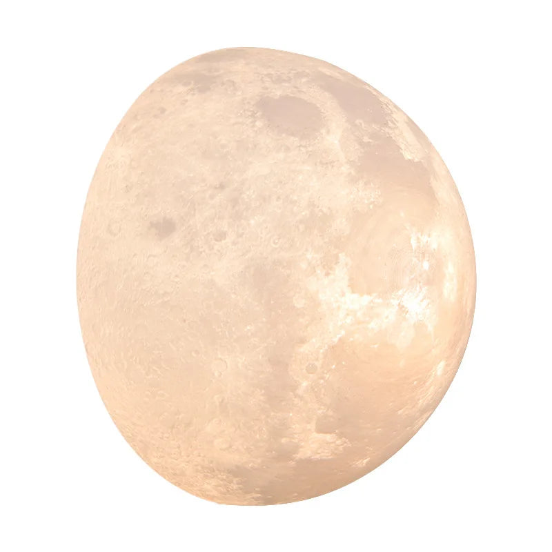 Bedroom Wall Light 3D Moon Bedside Wall Lamp Moon Light Atmosphere Hallway Decorative Background  Creative Lighting Luminaira