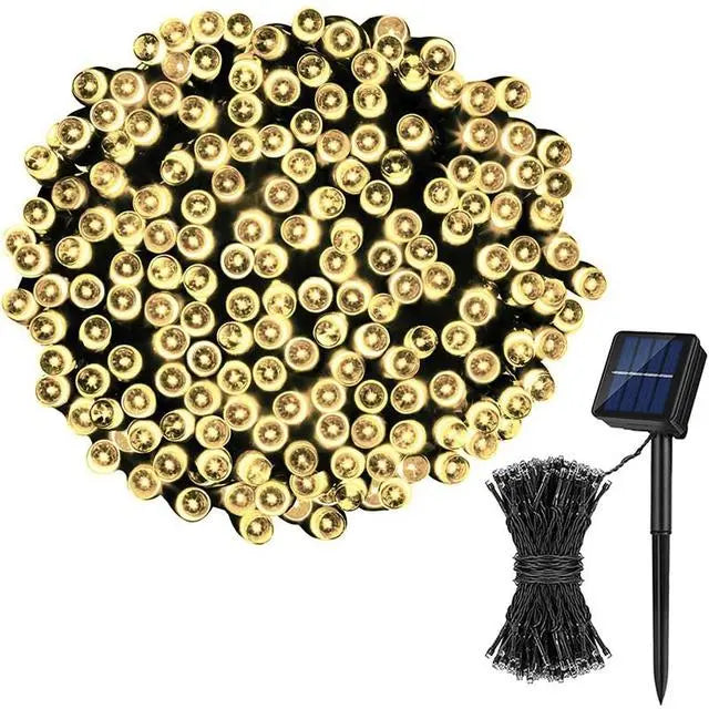 32M 300LED Outdoor Solar Garden Light String Lights Solar LED Light Waterproof Garden Decoration Wedding Party Christmas Tree