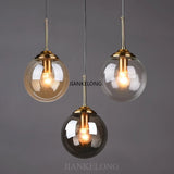 Modern Luxury Glass Chandelier - Nordic Metal LED Pendant Light
