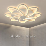Creative Modern LED Chandelier Creative Living Room Bedroom Dining Room Kitchen Bedroom Ceiling Light White Design Indoor Lamp