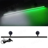 Car Strobe Lamp Bar with 96 LED 3030 Beads for Front Windshield, Traffic Signal, Emergency Flashing, and Auto Roof Top Warning Light with 12V-24