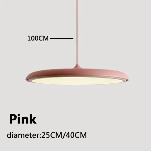 Nordic Designer LED Pendant Lamps Minimalist Decor Round for Table Dining Kitchen Island Chandelier Home Decor Lighting Fixture