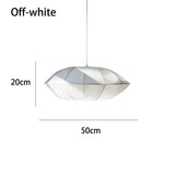 Vintage Danish Cloth Pendant Light - Rustic Fabric E27 Ceiling Hanging Lamp Fixture for Living Room, Dining Room & Bedroom