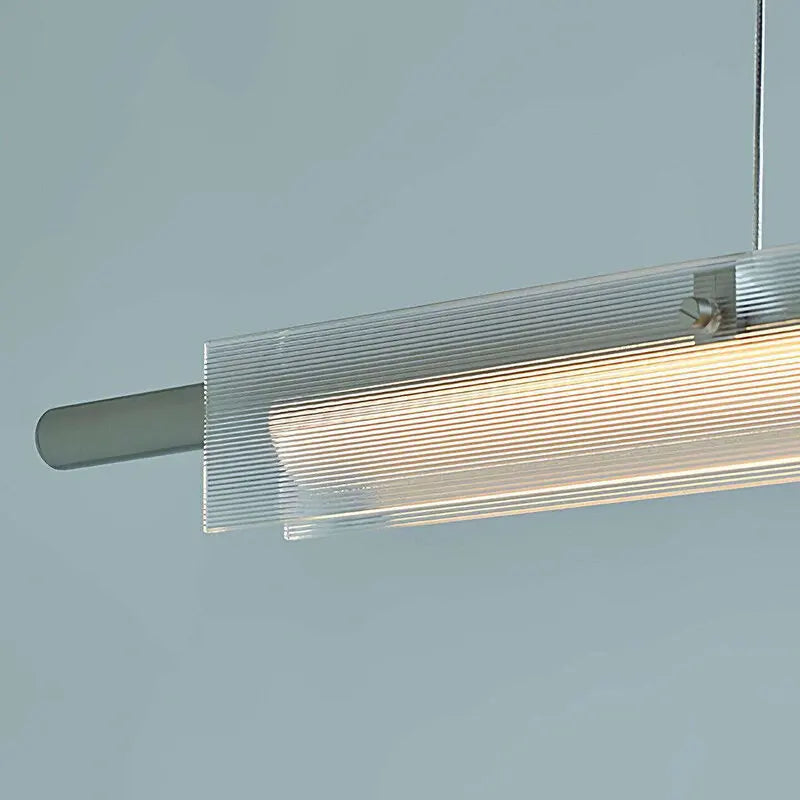 Italian Minimalist Glass Pendant Lamp for Restaurant Dining Table Bar - Taipei European Creative Designer Long Lamp Indoor Decor