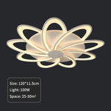 Creative Modern LED Chandelier Creative Living Room Bedroom Dining Room Kitchen Bedroom Ceiling Light White Design Indoor Lamp