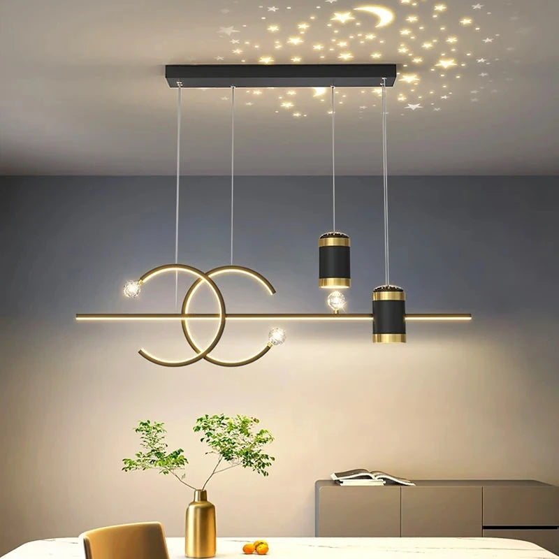 Nordic LED Restaurant Pendant Light - Modern Minimalist Dining Table Lamp