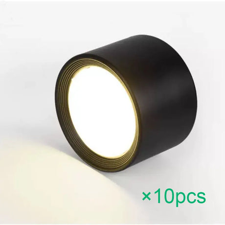 Nordic modern surface mounted downlight LED ceiling light spotlight three light color conversion LED downlight indoor lighting