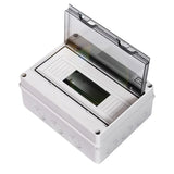 HT Series IP65 Waterproof Electrical Distribution Box (2/3/5/8/12/15/18/24 Way) - PC Plastic Outdoor Junction & Circuit Breaker Switch Box