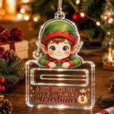 Money Storage Christmas Tree Hanging Ornament Clear Piggy Bank Christmas Decoration 2026 Cash Slot Hanging Pendant Navidad Decor